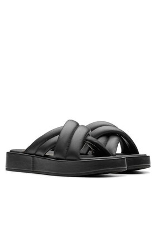Clarks Klapki Alda Glide 26179276 Czarny. Kolor: czarny. Materiał: skóra