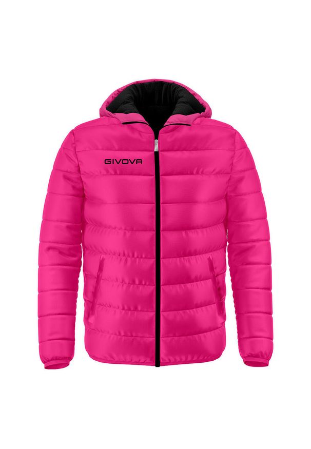 Givova Giubbotto Olanda L - ocieplana kurtka. Kolor: różowy. Materiał: puch. Sport: fitness, turystyka piesza