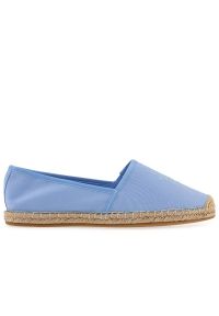 TOMMY HILFIGER - Buty Tommy Hilfiger Embroidered Espadrille FW0FW07101-C1Z - niebieskie. Okazja: na co dzień. Kolor: niebieski. Materiał: tkanina, bawełna, guma. Szerokość cholewki: normalna. Obcas: na platformie