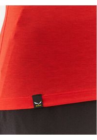 Salewa T-Shirt 027019 Czerwony Regular Fit. Kolor: czerwony. Materiał: syntetyk #5