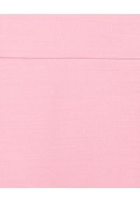 Alexander McQueen - ALEXANDER MCQUEEN - Różowa sukienka mini. Kolor: różowy, wielokolorowy, fioletowy. Materiał: wełna, jedwab. Typ sukienki: rozkloszowane. Długość: mini #6