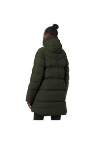 Płaszcz zimowy damski Helly Hansen Adore Puffy Parka. Kolor: zielony. Sezon: zima