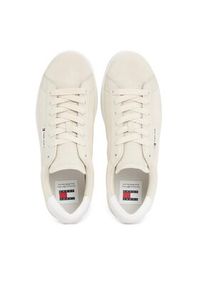 Tommy Jeans Sneakersy Tjm Leather Low Cupsole Suede EM0EM01375 Beżowy. Kolor: beżowy #4