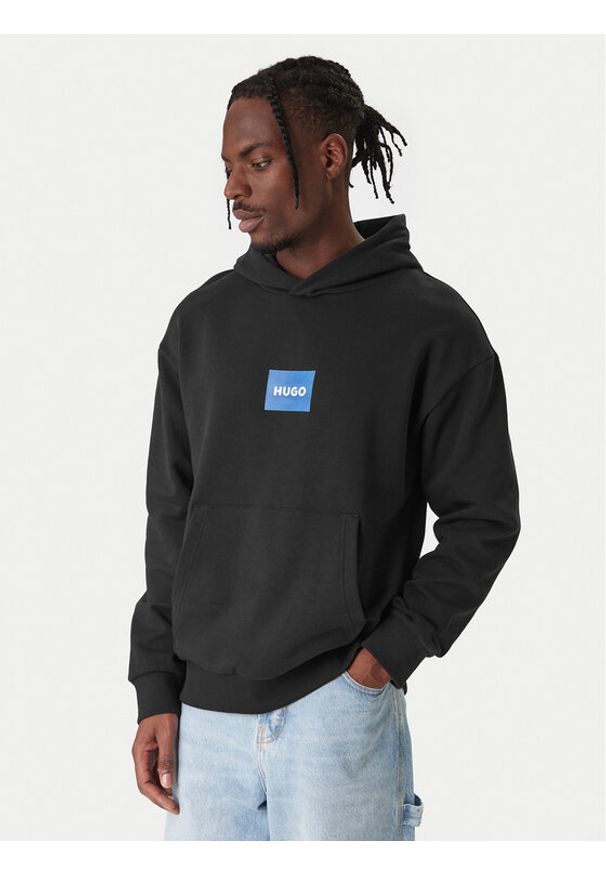 Hugo - HUGO Bluza Nayohood 50556613 Czarny Regular Fit. Kolor: czarny. Materiał: bawełna