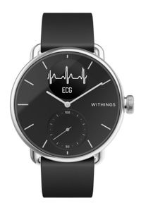 WITHINGS - Smartwatch Withings Scanwatch 38mm czarny. Rodzaj zegarka: smartwatch. Kolor: czarny. Materiał: koronka. Styl: klasyczny #1