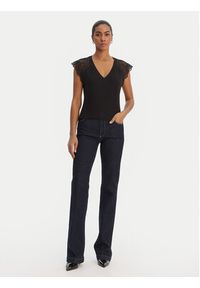 Morgan Bluzka 251-DMEG Czarny Regular Fit. Kolor: czarny. Materiał: wiskoza #2