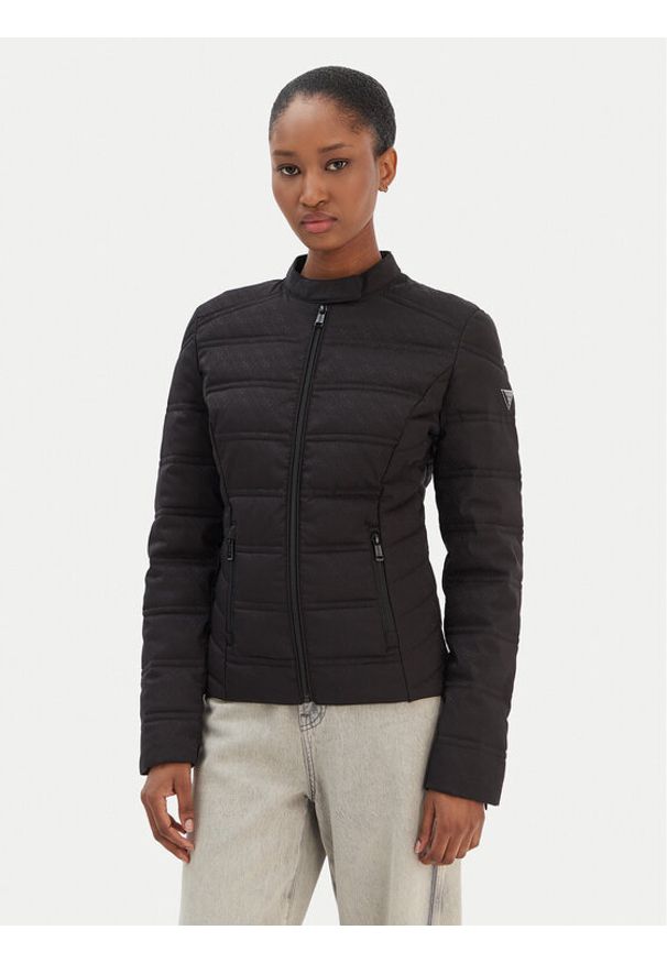 Guess Kurtka przejściowa W6RL02 WJ492 Czarny Regular Fit. Kolor: czarny. Materiał: syntetyk