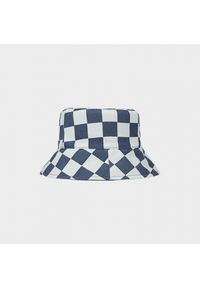 outhorn - Dwustronny kapelusz bucket hat męski - kolorowy. Materiał: bawełna, tkanina, materiał. Wzór: kolorowy