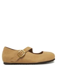 Birkenstock Baleriny Tracy 1029776 Beżowy. Kolor: beżowy. Materiał: skóra, nubuk