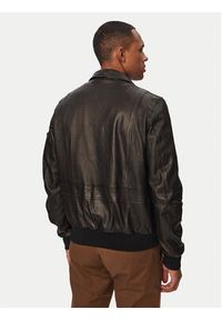 Aeronautica Militare Kurtka skórzana 261PN5057U100839 Czarny Regular Fit. Kolor: czarny. Materiał: skóra #4