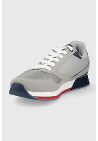U.S. Polo Assn. sneakersy kolor szary. Nosek buta: okrągły. Zapięcie: sznurówki. Kolor: szary. Materiał: guma #5