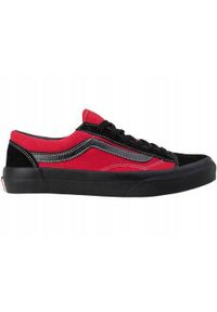 Buty do chodzenia damskie Vans V360G0002. Kolor: czerwony. Materiał: tkanina. Szerokość cholewki: normalna. Sport: turystyka piesza #1