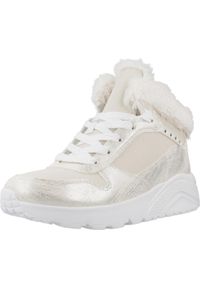 skechers - Buty SKECHERS UNO LITE - COMFURT C Biały. Okazja: na co dzień. Kolor: biały. Materiał: syntetyk, tkanina. Sezon: zima #1