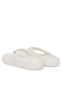 TOMMY HILFIGER - Tommy Hilfiger Japonki Th Comfort Beach Sandal FW0FW08522 Biały. Kolor: biały. Materiał: syntetyk #2