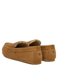 TOMMY HILFIGER - Tommy Hilfiger Kapcie M Driver House FM0FM05617 Brązowy. Kolor: brązowy. Materiał: materiał