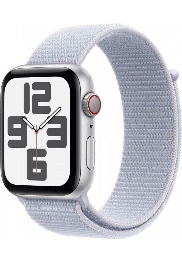 APPLE - Smartwatch Apple Watch SE GPS + Cellular 40mm Silver Alu Sport Loop Niebieski (MXGE3ET/A). Rodzaj zegarka: smartwatch. Kolor: niebieski. Styl: sportowy