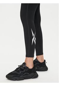 Reebok Legginsy Train BL Tight 100075417 Czarny Slim Fit. Kolor: czarny. Materiał: syntetyk