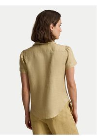 Polo Ralph Lauren Koszula 211973366507 Beżowy Regular Fit. Typ kołnierza: polo. Kolor: beżowy. Materiał: len #3