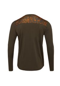 Silvini - Koszulka rowerowa (z długim rękawem) męska SILVINI Men Jersey ELLO. Kolor: zielony, pomarańczowy, wielokolorowy. Materiał: jersey. Długość rękawa: długi rękaw. Długość: długie