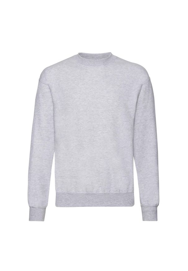 FRUIT OF THE LOOM - Męska Bluza Rozpinana Classic Heather. Kolor: szary