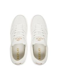 Replay - REPLAY Sneakersy GMZ7P.000.C0001L Biały. Kolor: biały. Materiał: skóra #4