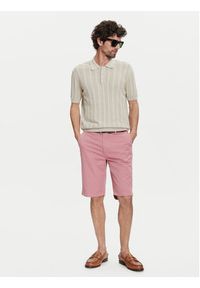 Baldessarini Szorty materiałowe B1 16939.2402 Różowy Slim Fit. Kolor: różowy. Materiał: bawełna #2