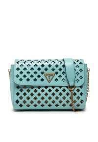 Guess Torebka Aqua (VB) HWVB85 66210 Niebieski. Kolor: niebieski. Materiał: skórzane