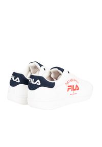 Fila Sneakersy "Crosscourt 2" | FFM0195 | Mężczyzna | Biały. Nosek buta: okrągły. Kolor: biały. Materiał: skóra ekologiczna #5