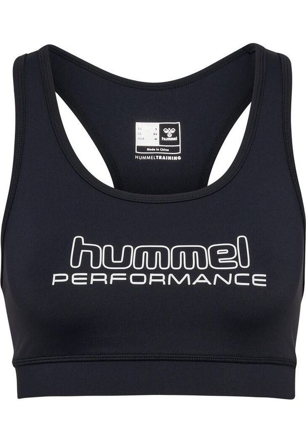 Biustonosz damski Hummel Te Fundamental. Kolor: czarny, biały, wielokolorowy. Styl: sportowy