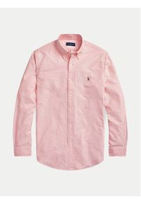 Polo Ralph Lauren Koszula Bsr 710792041 Różowy Custom Fit. Typ kołnierza: polo. Kolor: różowy. Materiał: bawełna #3