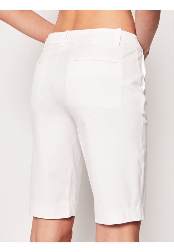 Lauren Ralph Lauren Szorty materiałowe Bsr-Btms 200661653 Biały Regular Fit. Kolor: biały. Materiał: bawełna
