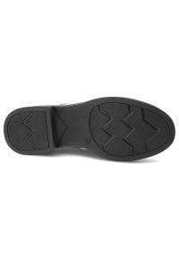 Beżowe Botki S.Barski Lakierowane Modne Buty Damskie. Kolor: beżowy. Materiał: lakier. Wzór: aplikacja. Sezon: zima, jesień. Styl: elegancki #4
