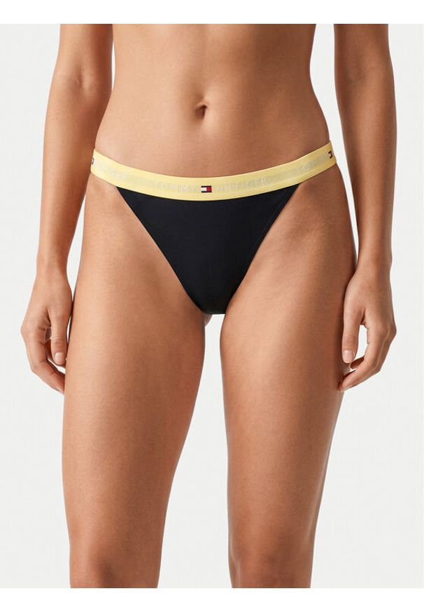 TOMMY HILFIGER - Tommy Hilfiger Komplet stringów UW0UW06518 Czarny. Kolor: czarny. Materiał: bawełna