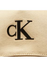 Calvin Klein Jeans Czapka z daszkiem Archive K50K510750 Beżowy. Kolor: beżowy. Materiał: materiał, bawełna