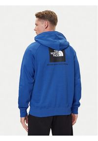 The North Face Bluza Redbox NF0A89F9 Niebieski Regular Fit. Kolor: niebieski. Materiał: bawełna