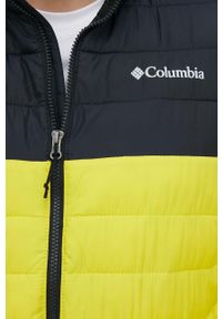 columbia - Columbia kurtka sportowa Powder Lite Jkt kolor żółty 1698001. Kolor: żółty. Materiał: syntetyk, materiał, puch. Technologia: Omni-Heat (Columbia) #5