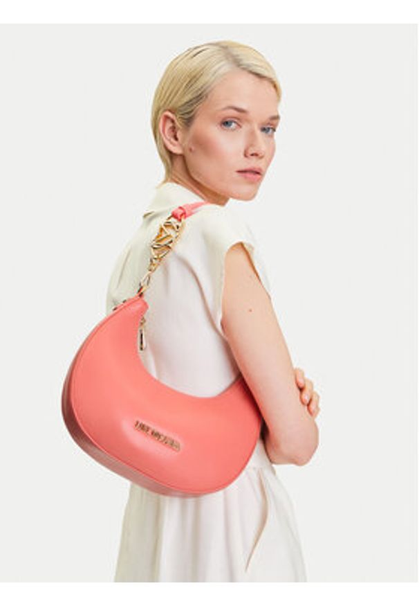 Love Moschino - LOVE MOSCHINO Torebka JC4048PP1MLF0464 Koralowy. Kolor: pomarańczowy. Materiał: skórzane