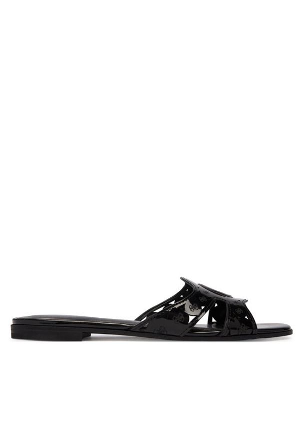 Guess Klapki FLJCIE PAF03 Czarny. Kolor: czarny. Materiał: skóra