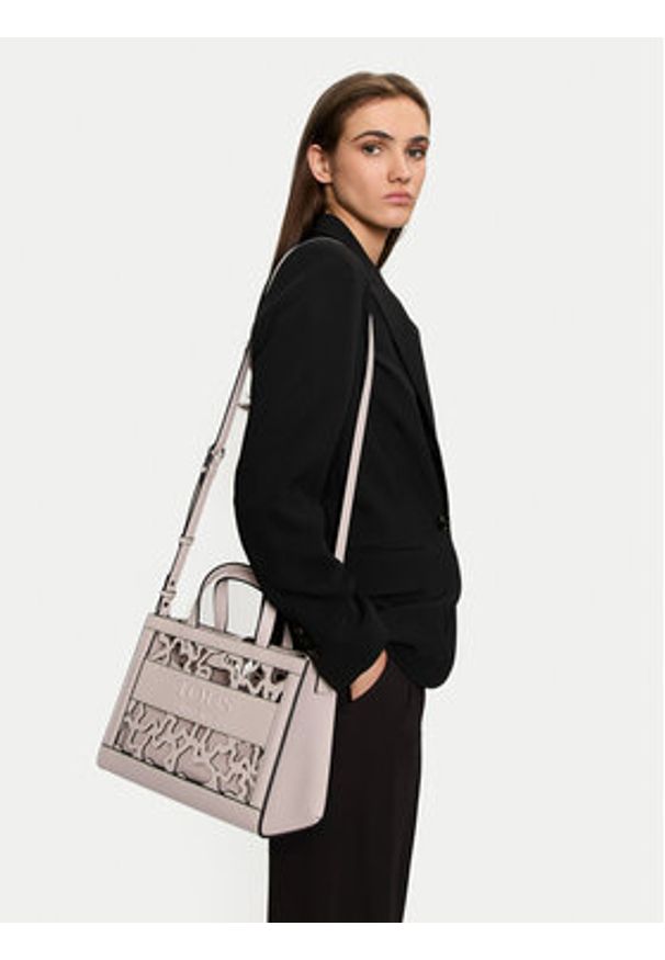 Tous - TOUS Torebka Shopping M. Amaya K Shock 2001660743 Beżowy. Kolor: beżowy. Materiał: skórzane