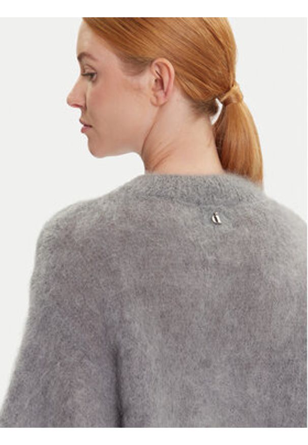 Dixie Sweter M277Y101A Szary Relaxed Fit. Kolor: szary. Materiał: syntetyk