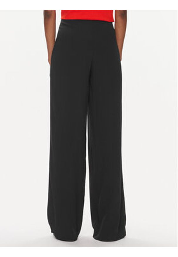 Calvin Klein Jeans Spodnie materiałowe Chiffon J20J223321 Czarny Wide Leg. Kolor: czarny. Materiał: wiskoza
