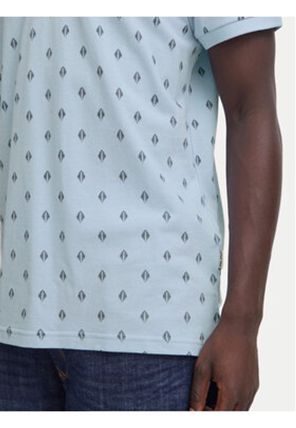 Blend Polo 20716475 Błękitny Regular Fit. Typ kołnierza: polo. Kolor: niebieski. Materiał: bawełna