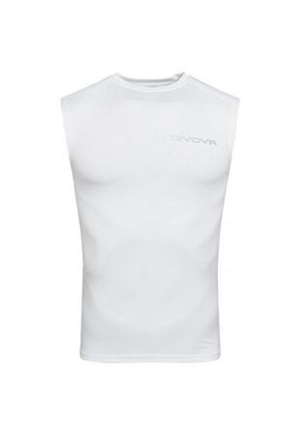 Koszulka piłkarska termoaktywna dla dorosłych Givova Corpus 1 biała. Kolor: biały. Sport: piłka nożna