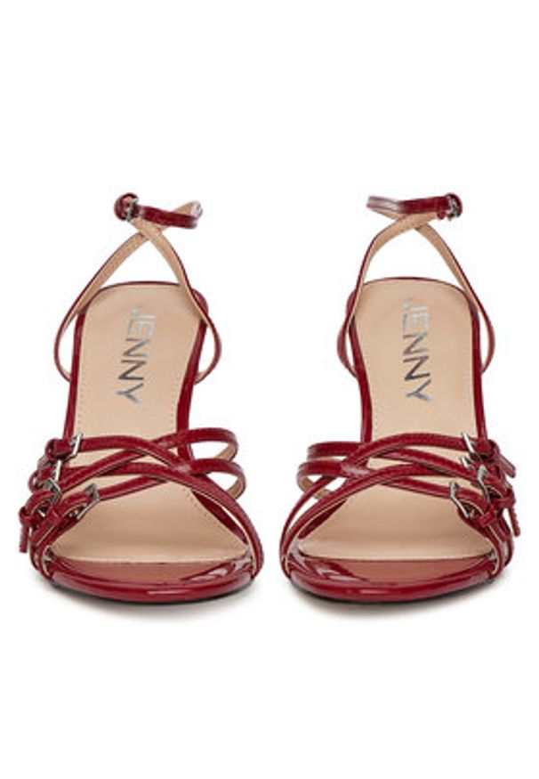 Jenny - JENNY Sandały LS6025-08 Czerwony. Kolor: czerwony. Materiał: syntetyk, materiał