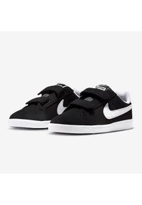 Buty Sportowe Dziecięce Nike Court Royale (PSV). Okazja: na co dzień. Zapięcie: rzepy. Kolor: czarny. Model: Nike Court. Sport: turystyka piesza