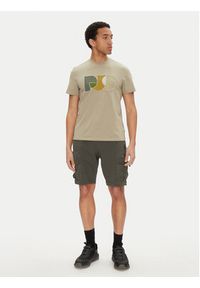 Parajumpers T-Shirt Leland 25SMPMTSGT09 Beżowy Regular Fit. Kolor: beżowy. Materiał: bawełna #3