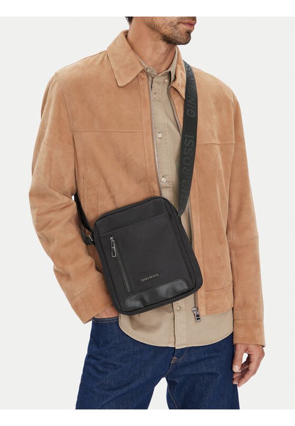 Gino Rossi Torebka C-GIN-E-031-05 Czarny. Kolor: czarny. Materiał: materiał