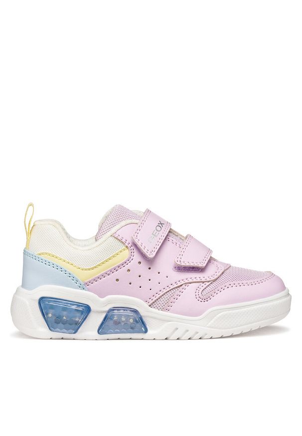 Sneakersy Geox. Kolor: różowy