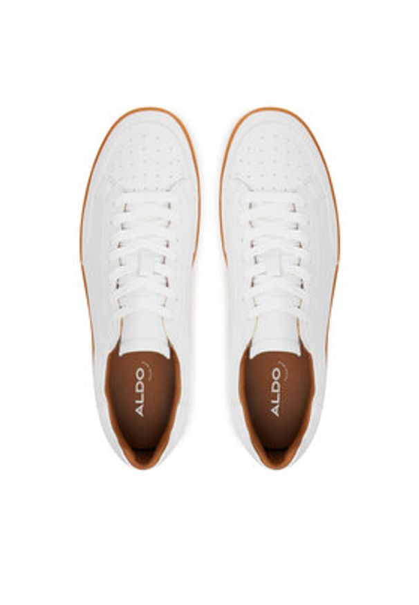Aldo Sneakersy Wildbrook 13963607 Biały. Kolor: biały. Materiał: skóra