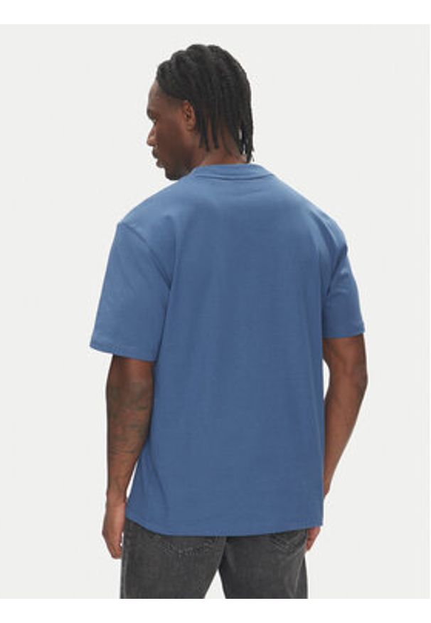 Hugo - HUGO T-Shirt Dapolino 50488330 Niebieski Relaxed Fit. Kolor: niebieski. Materiał: bawełna